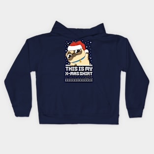 This is My X-mas Shirt Kids Hoodie